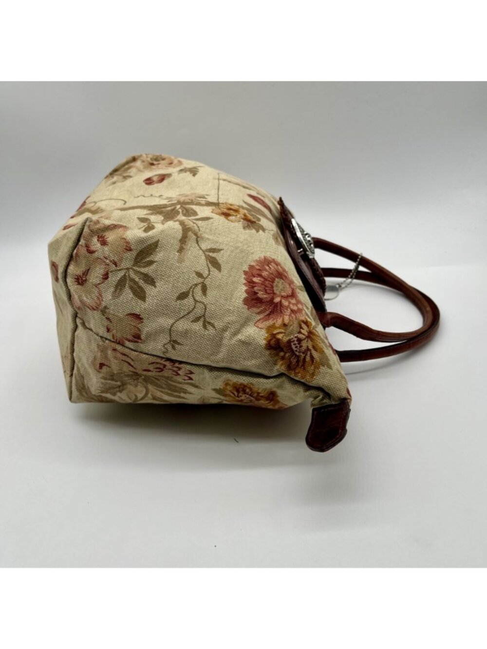 Brighton Vintage Fabric Flap Shoulder Bag - Picture 3 of 10